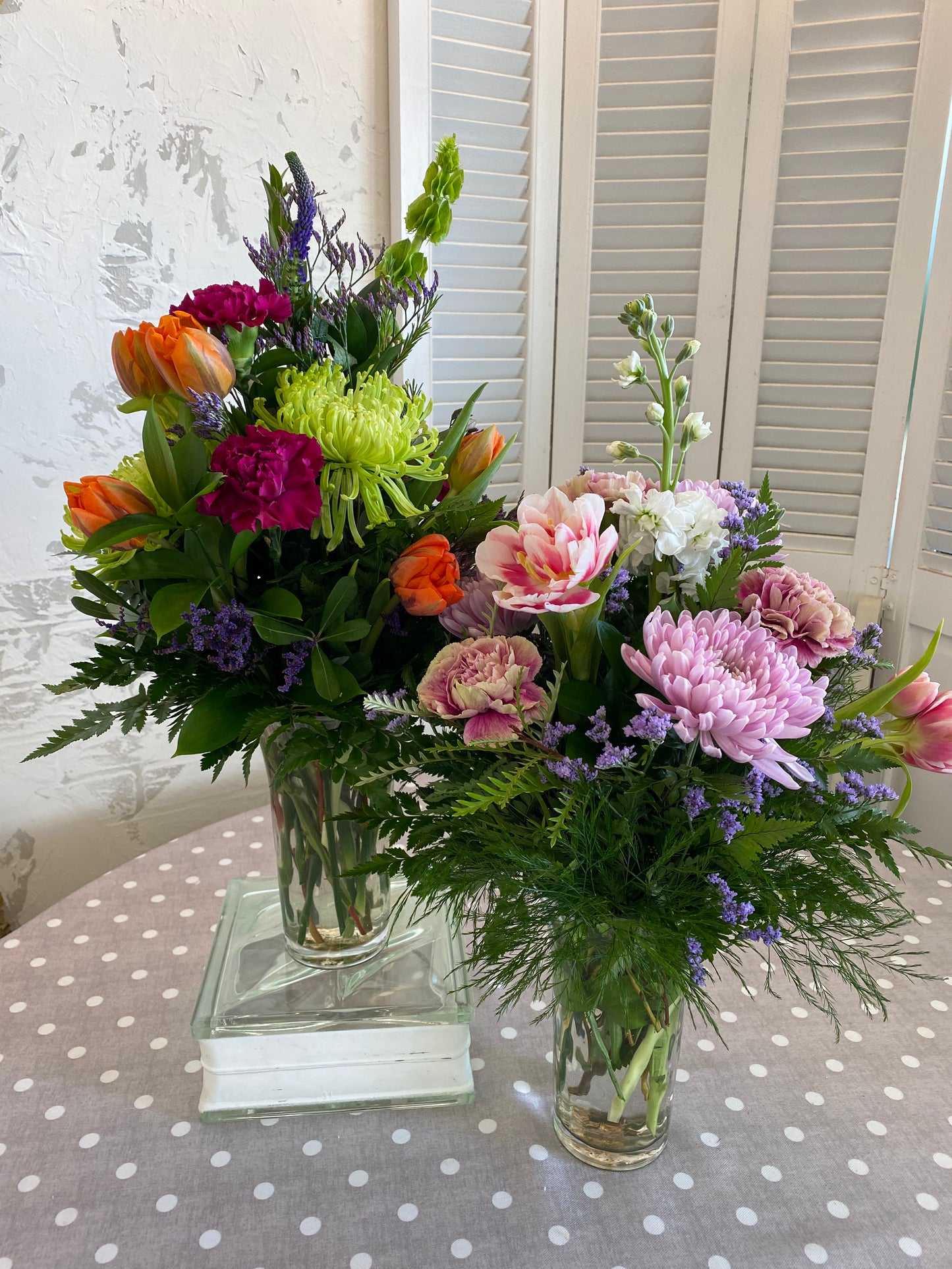 Tri-colour Vase